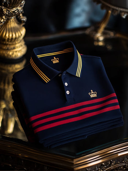 Мъжки реколта почивка бизнес случайни поло риза