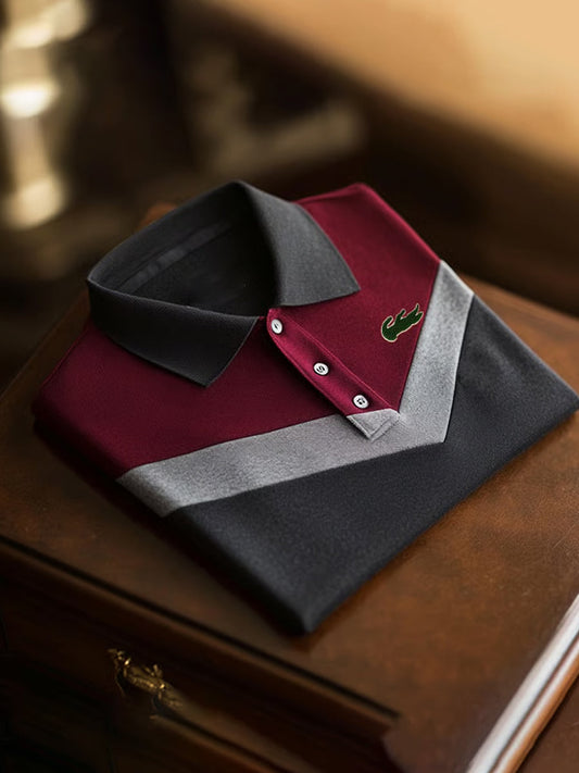 Мъжки реколта почивка бизнес случайни поло риза