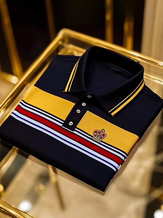 Мъжки реколта почивка бизнес случайни поло риза