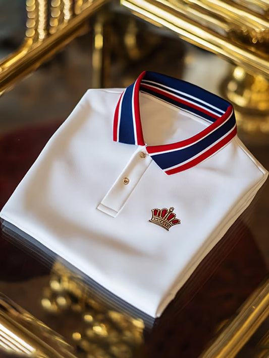 Мъжки реколта почивка бизнес случайни поло риза