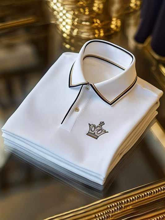 Мъжки реколта почивка бизнес случайни поло риза