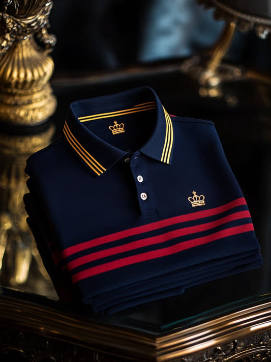 Мъжки реколта почивка бизнес случайни поло риза