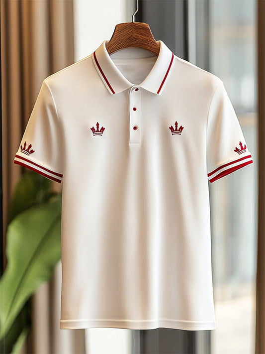 Мъжки реколта почивка бизнес случайни поло риза