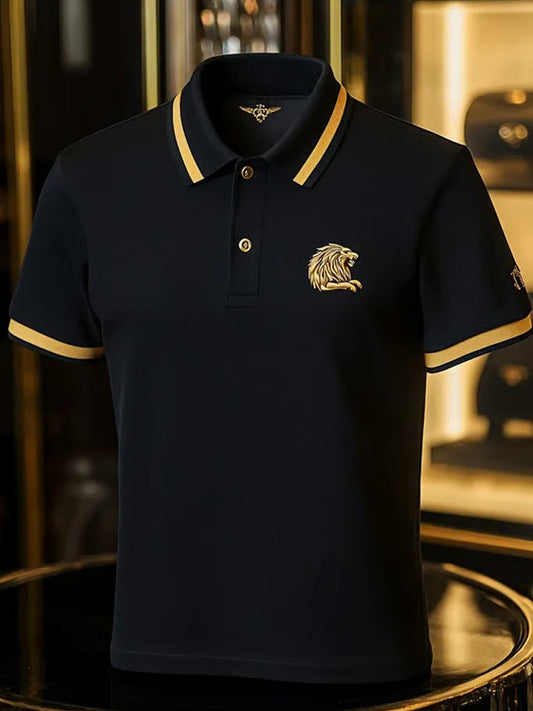 Мъжки реколта почивка бизнес случайни поло риза