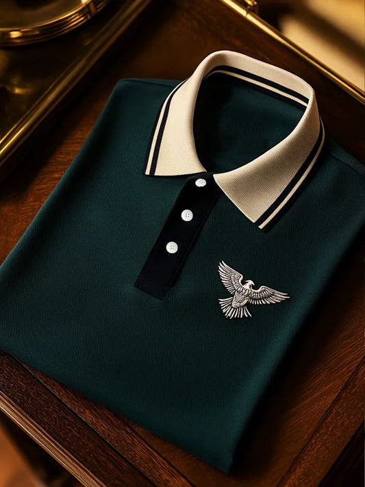 Мъжки реколта почивка бизнес случайни поло риза