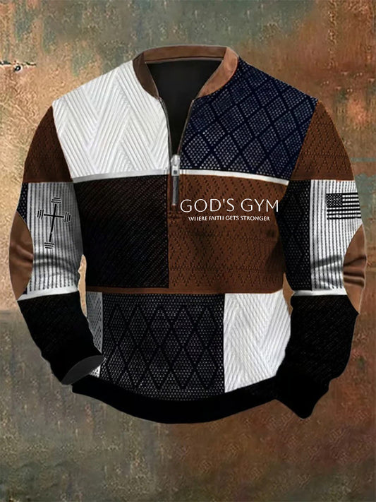 Мъжки реколта изкуство вяра случайни суитчър