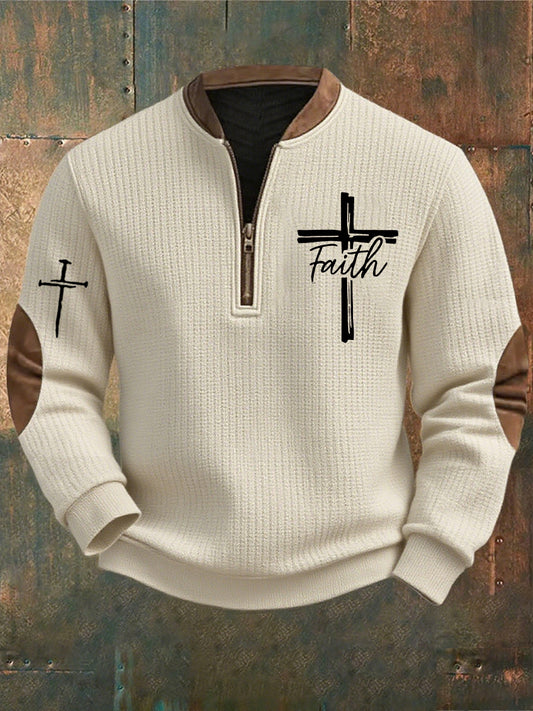 Мъжки реколта изкуство вяра случайни суитчър