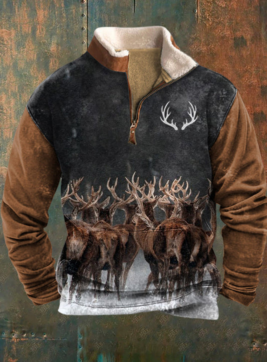 Мъжки ретро западна случайни суитчър