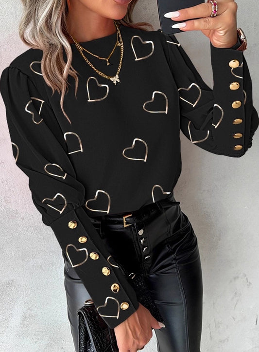 Дамски ретро случайни комфорт топ