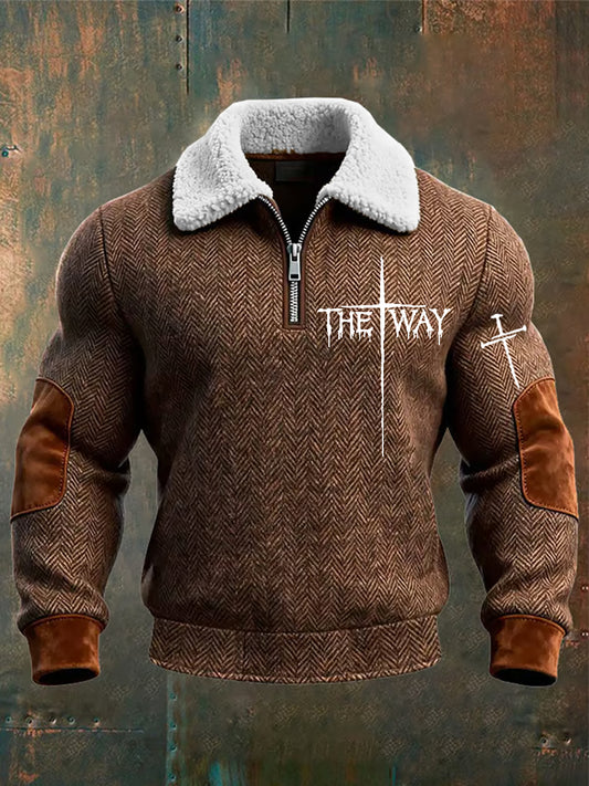 Мъжки реколта изкуство вяра случайни суитчър