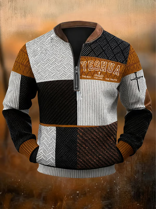 Мъжки реколта изкуство вяра случайни суитчър