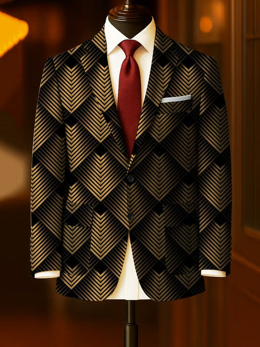 Мъжки реколта бизнес случайни блейзър