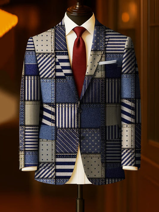 Мъжки реколта бизнес случайни блейзър