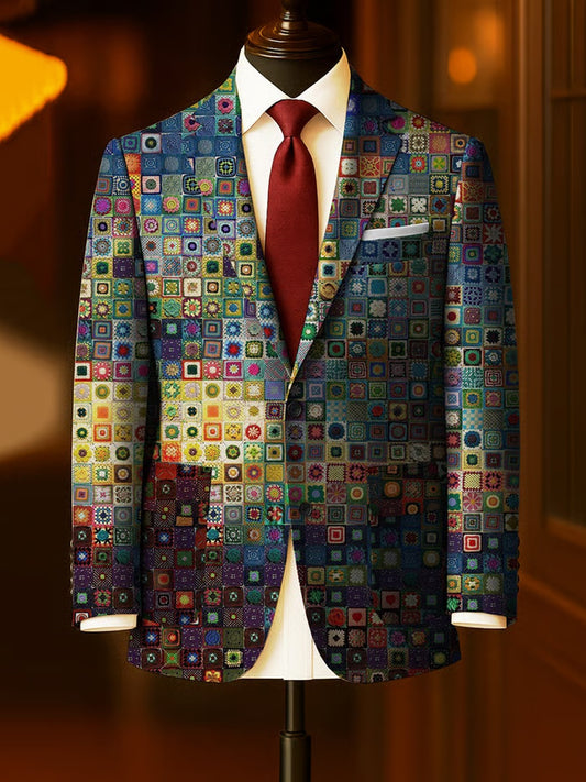 Мъжки реколта бизнес случайни блейзър