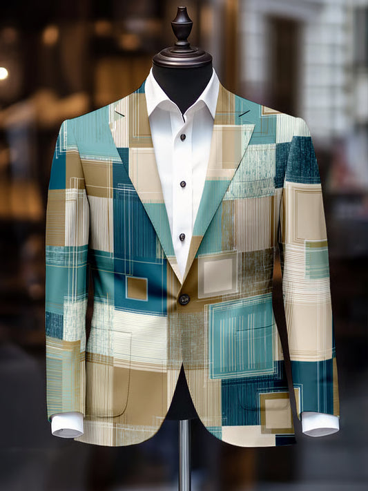 Мъжки реколта бизнес случайни блейзър