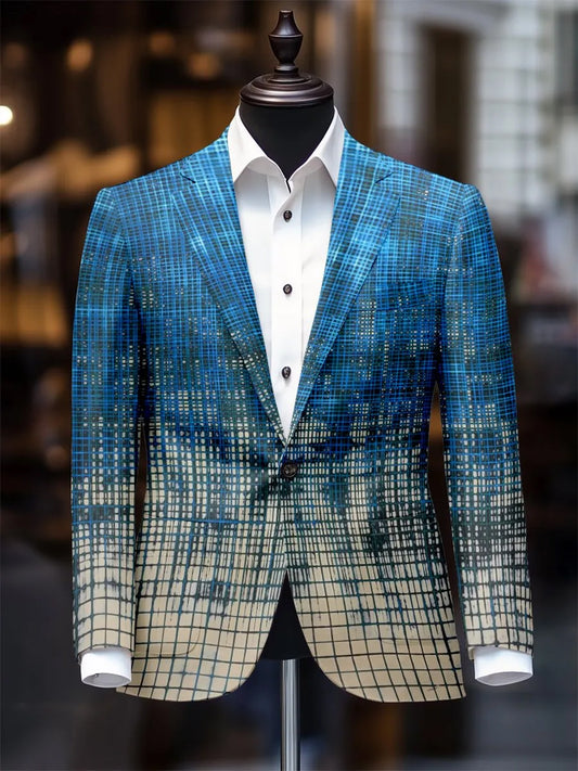 Мъжки реколта бизнес случайни блейзър