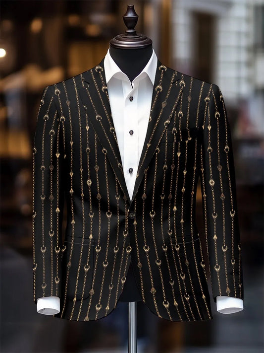 Мъжки реколта бизнес случайни блейзър