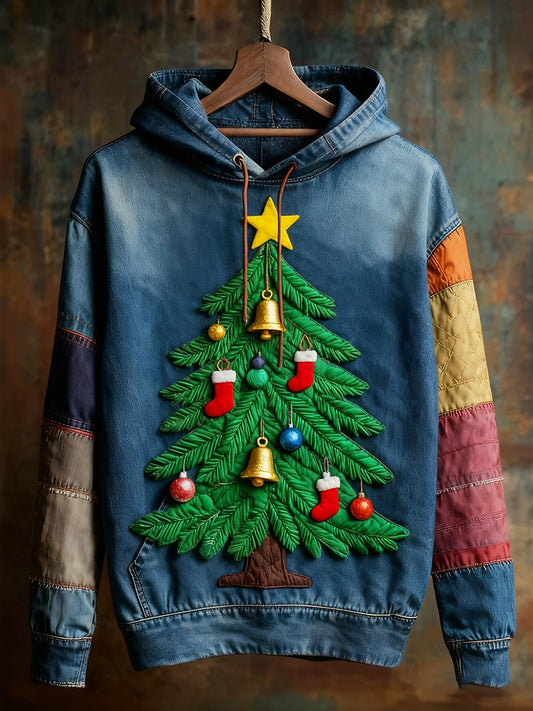 Унисекс животински изкуство печат случайни реколта качулка