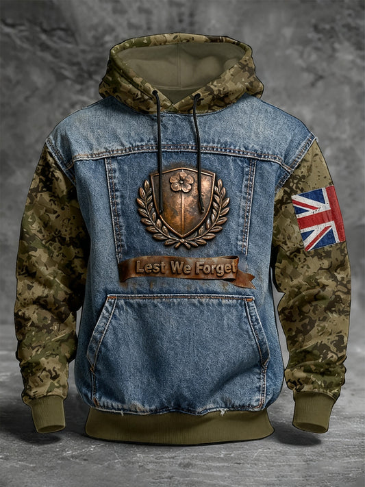 Ден за възпоменание на мъжете "забрави ме не" мак hoodie