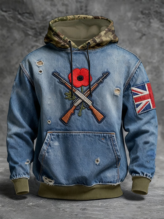 Ден за възпоменание на мъжете "забрави ме не" мак hoodie