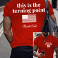 Мъжки charlie kirk turning point сащ trump възпоменателна тениска