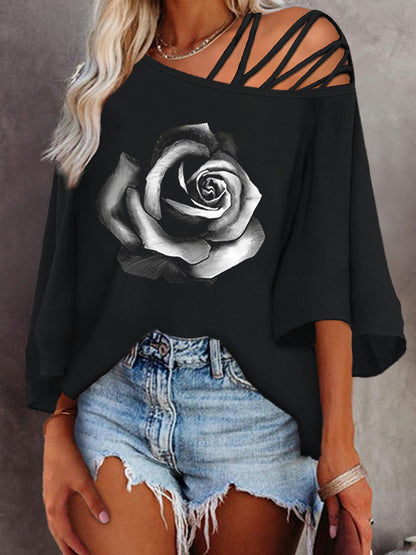 Жените ретро бяла гофрирана v-врата кухи къс ръкав рокля