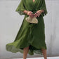 Жените v-neck случайни и елегантни strappy maxi рокля
