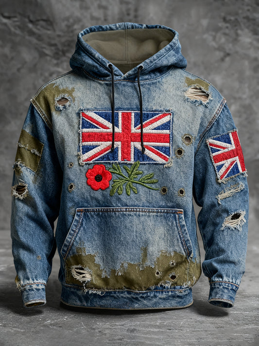 Ден за възпоменание на мъжете "забрави ме не" мак hoodie