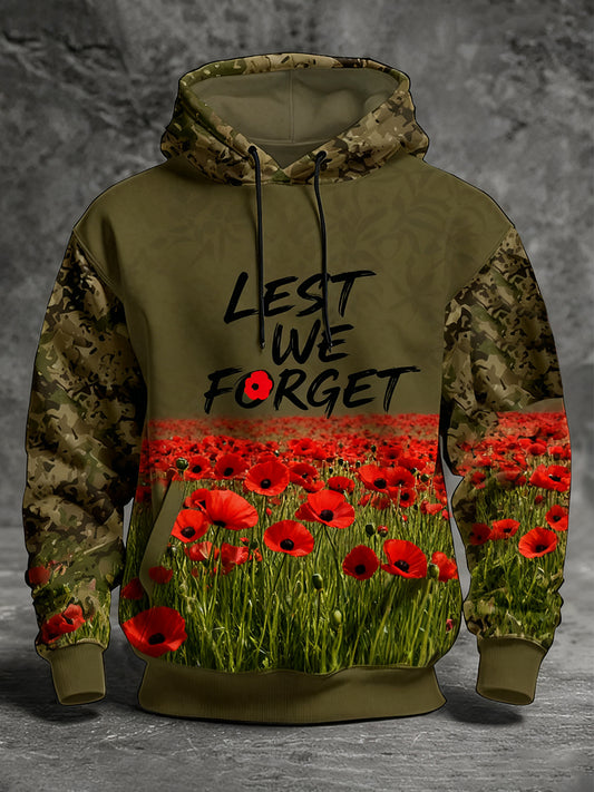 Ден за възпоменание на мъжете "забрави ме не" мак hoodie