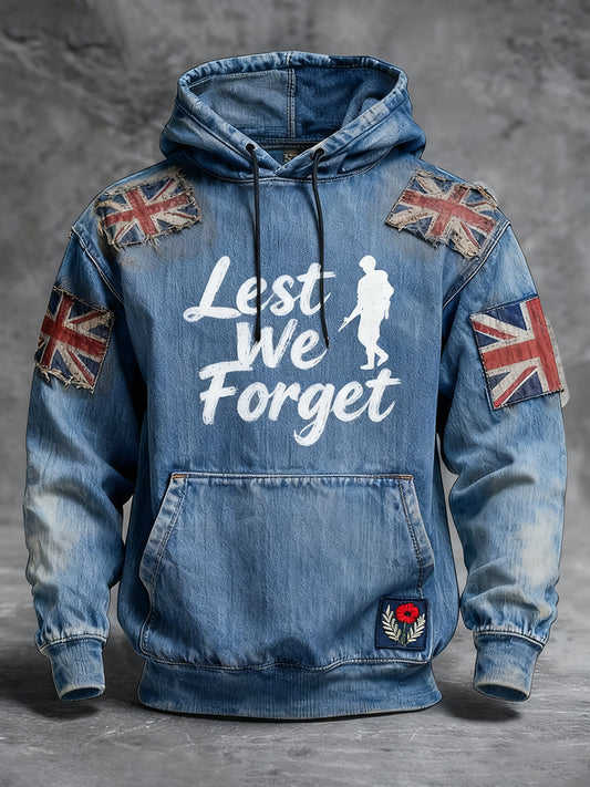 Ден за възпоменание на мъжете "забрави ме не" мак hoodie