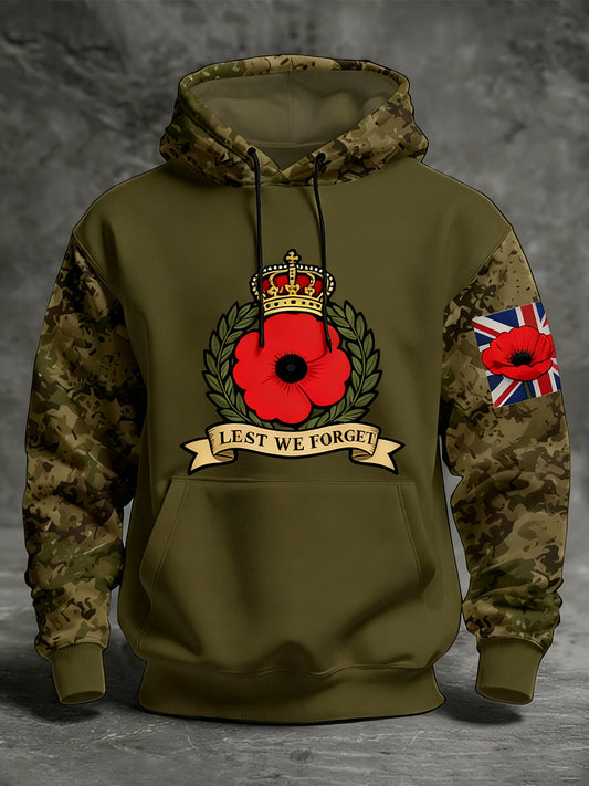 Ден за възпоменание на мъжете "забрави ме не" мак hoodie