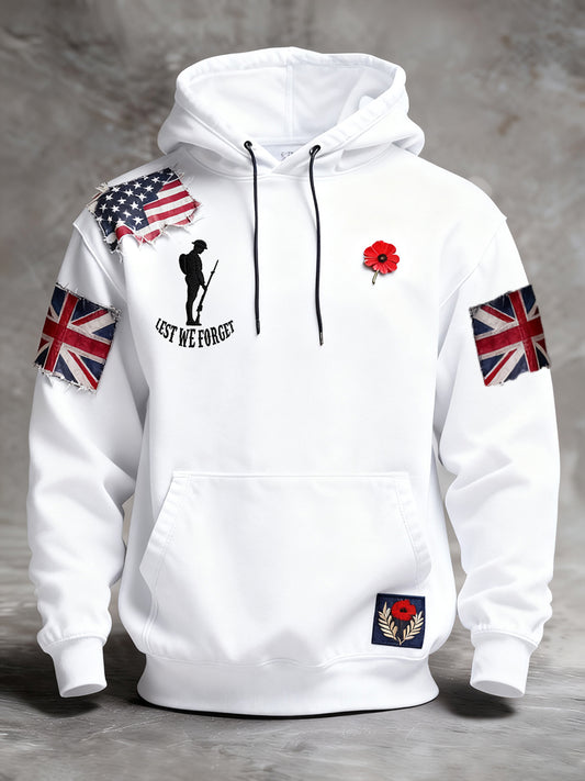 Ден за възпоменание на мъжете "забрави ме не" мак hoodie
