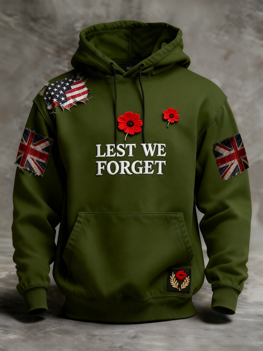 Ден за възпоменание на мъжете "забрави ме не" мак hoodie