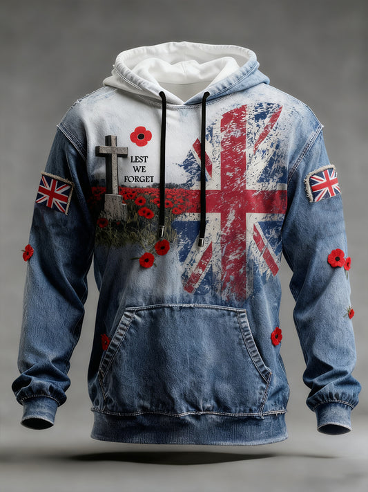 Ден за възпоменание на мъжете "забрави ме не" мак hoodie