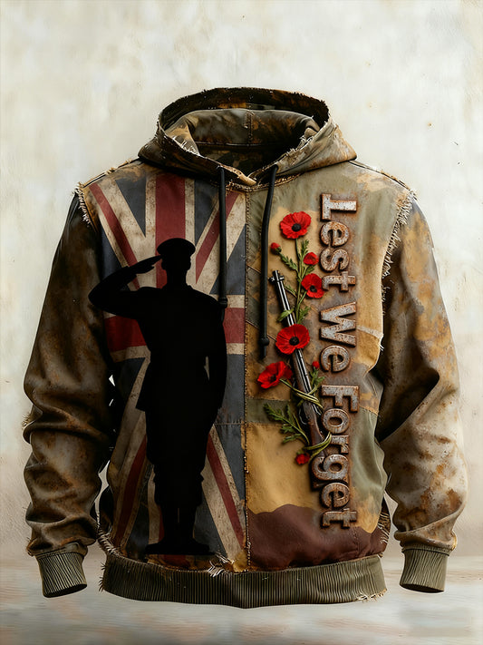 Ден за възпоменание на мъжете "забрави ме не" мак hoodie