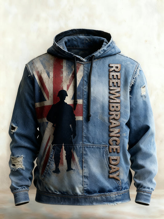 Ден за възпоменание на мъжете "забрави ме не" мак hoodie