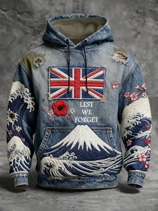 Ден за възпоменание на мъжете "забрави ме не" мак hoodie