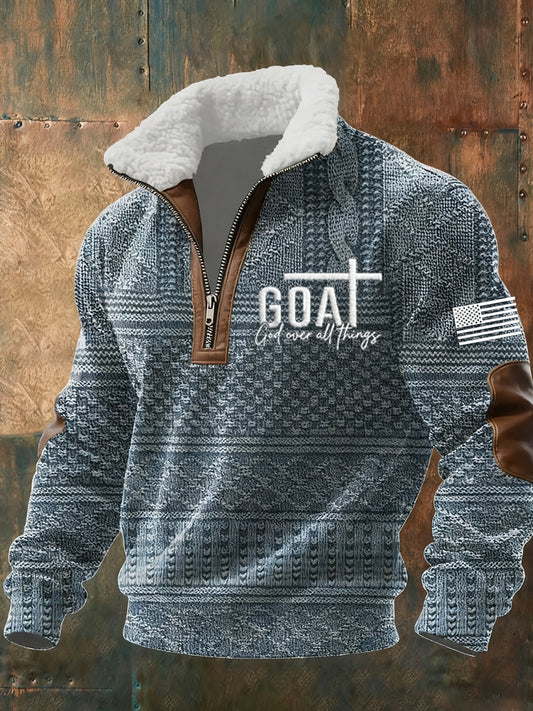 Мъжки реколта изкуство вяра случайни суитчър